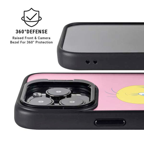 Looney Tunes Tweety Pinky iPhone 15 Pro Kickstand Case